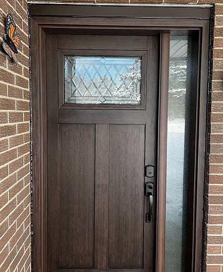 Craftsman Door with Lisbon Glass