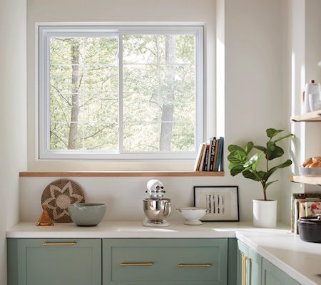 Kitchen with Regency 400 Sliding window